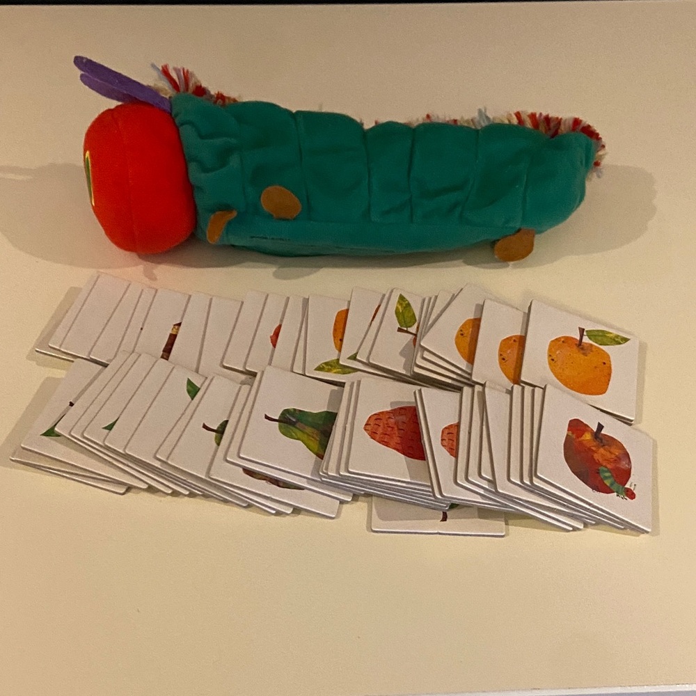 (2/$25) Very Hungry Catterpillar memory game